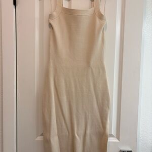 Babaton Strapless Cream Dress